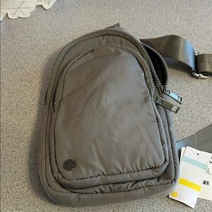 Zella Charcoal Belt Bag for Men